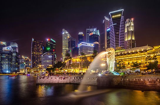 Singapore City at Night